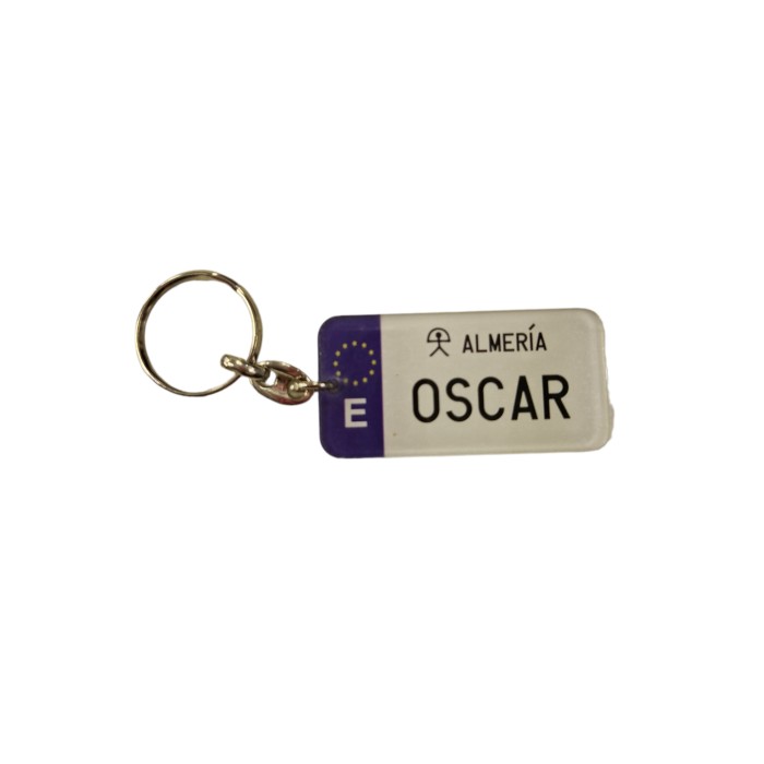 LLAVERO MATRICULA OSCAR