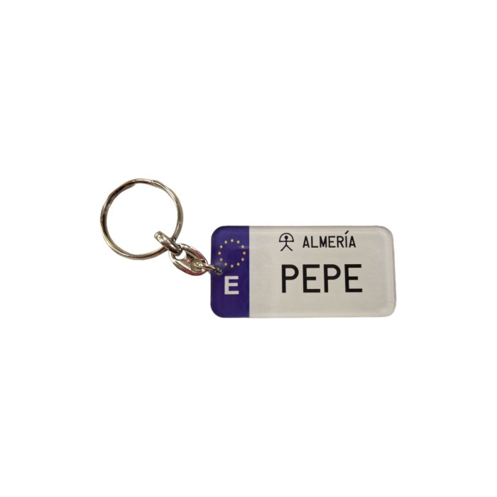 LLAVERO MATRICULA PEPE