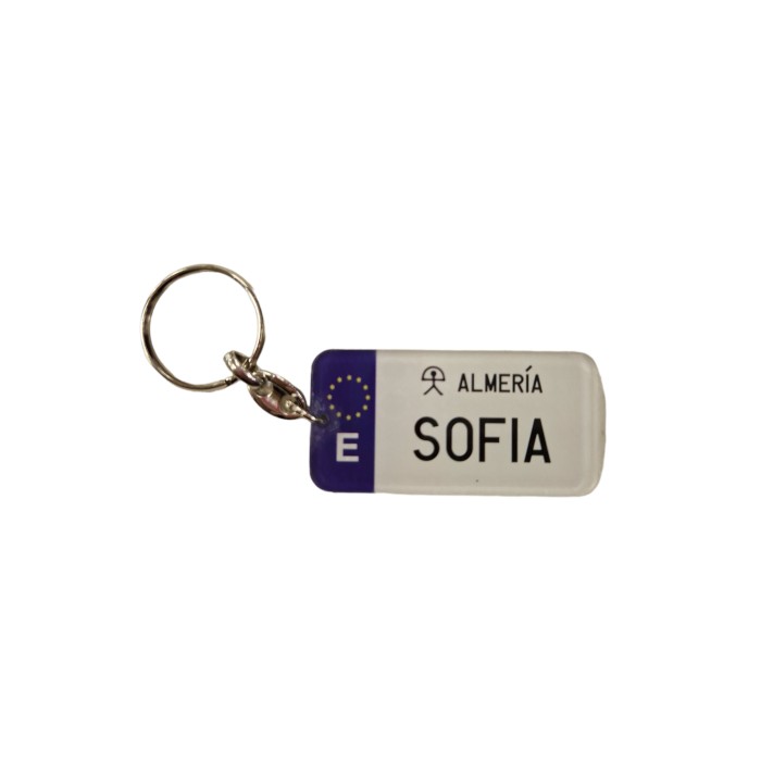 LLAVERO MATRICULA SOFIA