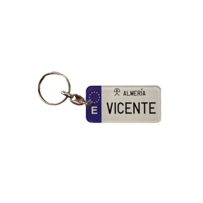 LLAVERO MATRICULA VICENTE
