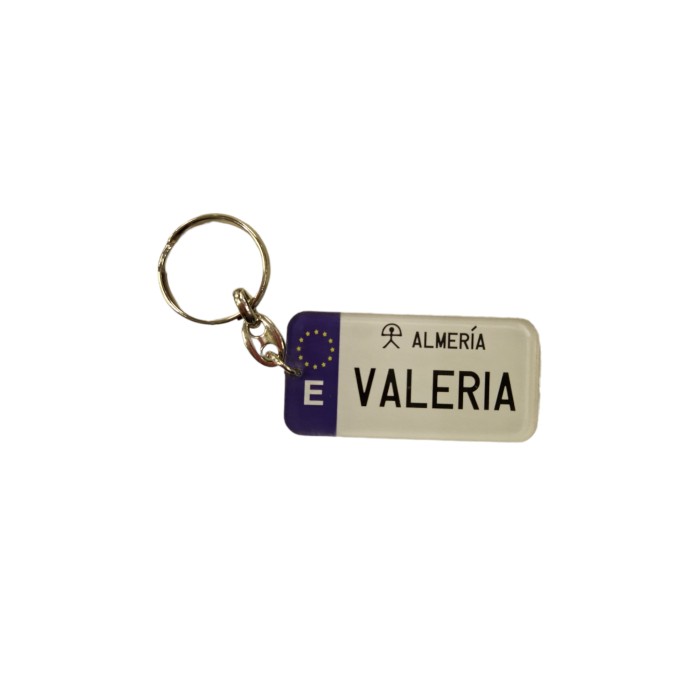LLAVERO MATRICULA VALERIA