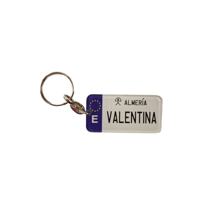 LLAVERO MATRICULA VALENTINA