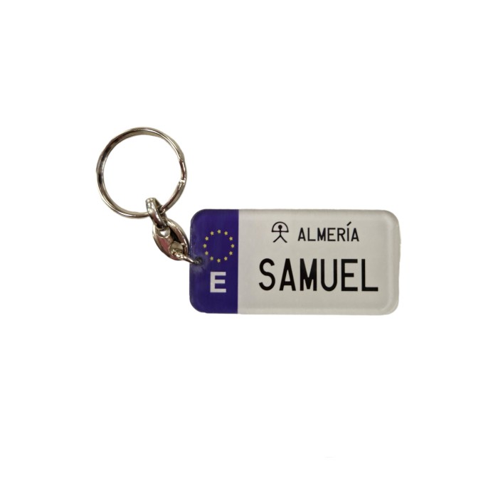 LLAVERO MATRICULA SAMUEL
