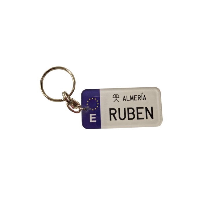 LLAVERO MATRICULA RUBEN