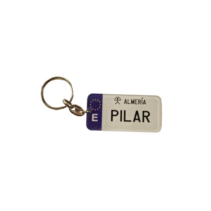 LLAVERO MATRICULA PILAR