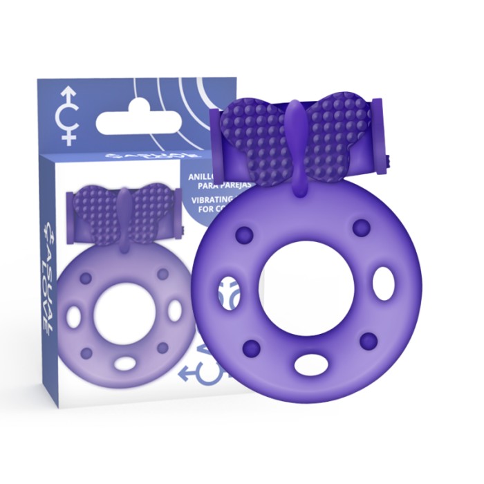 ANILLO VIBRADOR CASUAL LILA