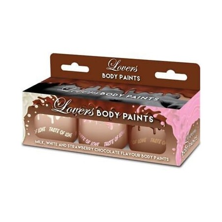 PINTURA CORPORAL CHOCOLATE X3