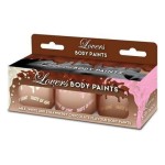 PINTURA CORPORAL CHOCOLATE X3