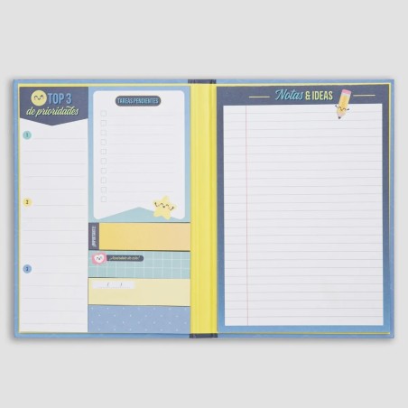 LIBRETA CON NOTAS ADHESIVAS - TODO LO QUE TENGO QU