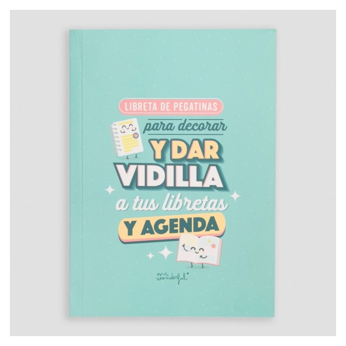LIBRETA DE PEGATINAS PARA DECORAR Y DAR VIDILLA A