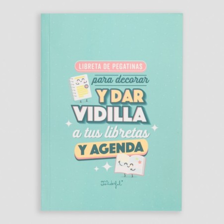 LIBRETA DE PEGATINAS PARA DECORAR Y DAR VIDILLA A
