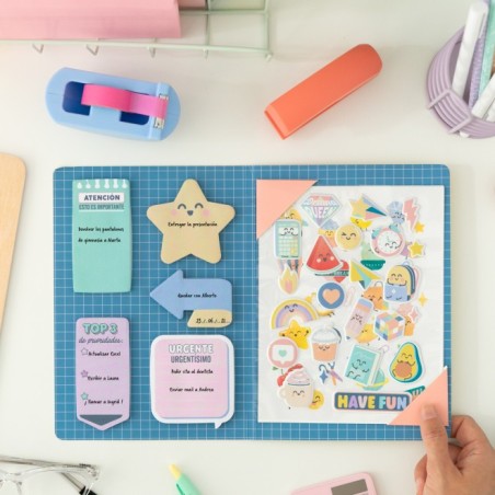 LIBRETA DE PEGATINAS Y NOTAS ADHESIVAS