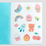 LIBRO DE PEGATINAS PARA PONER BONITOS