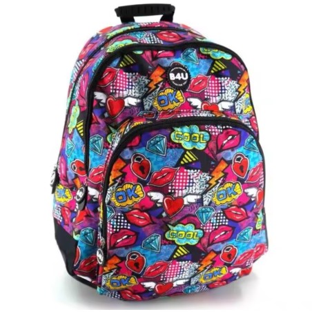 MOCHILA GRANDE KISSES