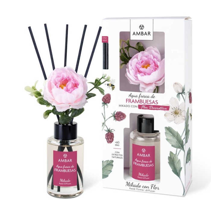 MIKADO FLOR FRAMBUESA AGUAS FRESCAS