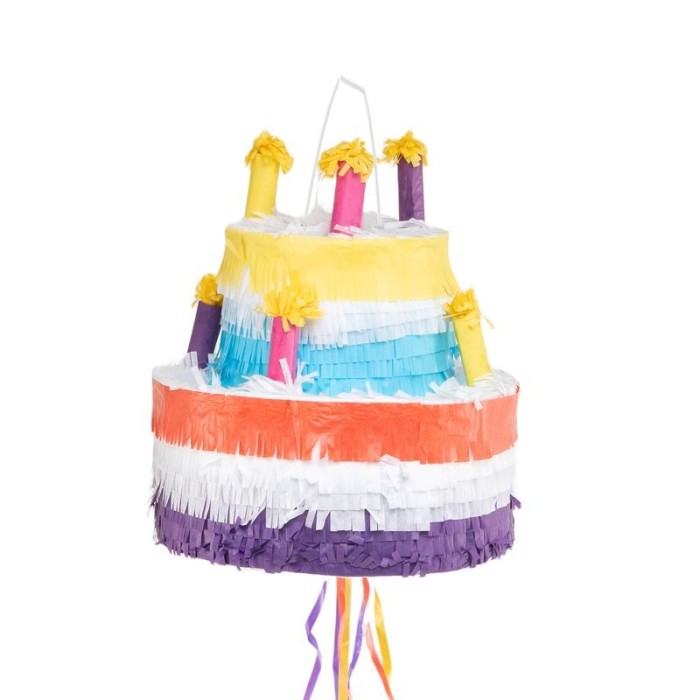 PIÑATA DE TIRAR PASTEL