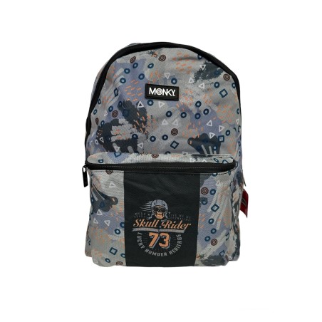 MOCHILA GRANDE MONKY SKULL