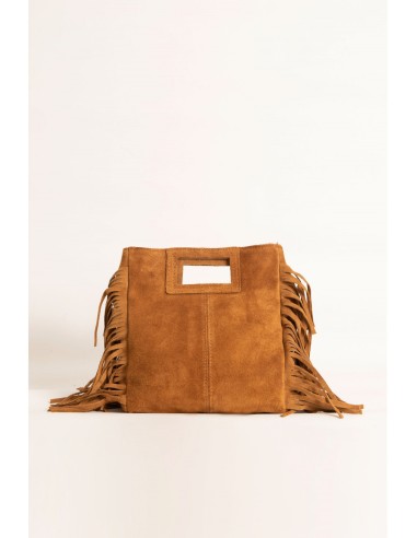 BOLSO ANTE FLECOS - CAMEL