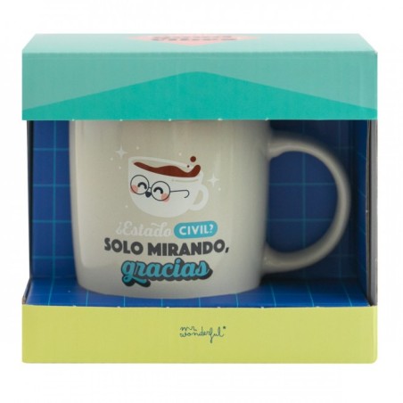 TAZA - ESTADO CIVIL: SOLO MIRANDO, GRACIAS