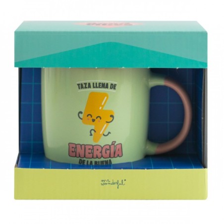 TAZA - TAZA LLENA DE ENERGÍA DE LA BUENA