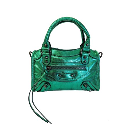 BOLSO CLEO METALIZADO - VERDE
