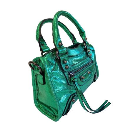 BOLSO CLEO METALIZADO - VERDE