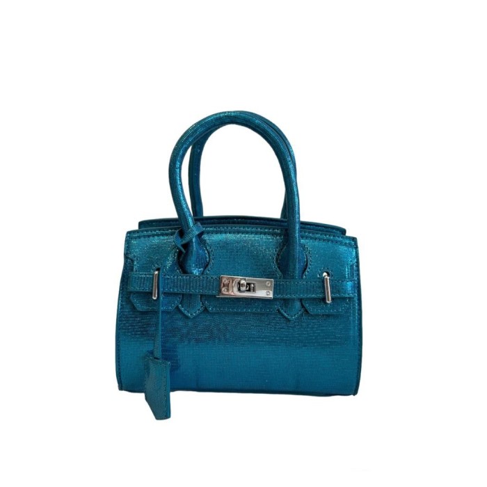 BOLSO GALIA BRILLO - AZUL