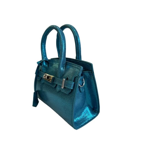 BOLSO GALIA BRILLO - AZUL