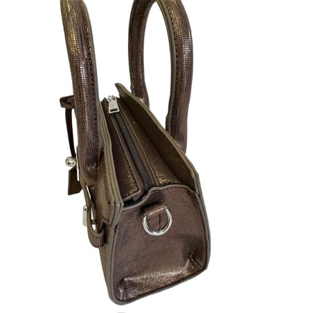 BOLSO GALIA BRILLO - MARRÓN