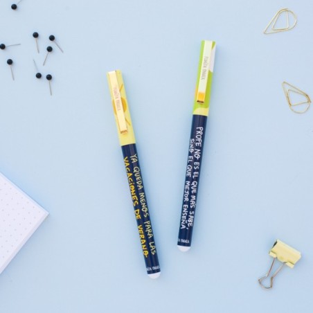 PACK 2 BOLIS - PROFE ESPERANDO VACACIONES