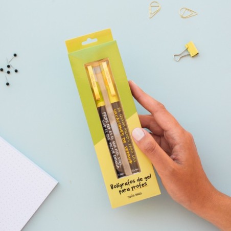 PACK 2 BOLIS - PROFE ESPERANDO VACACIONES