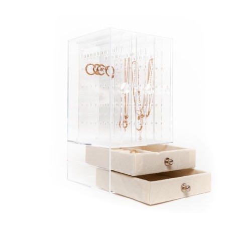 JOYERO 2 CAJONES NATURAL