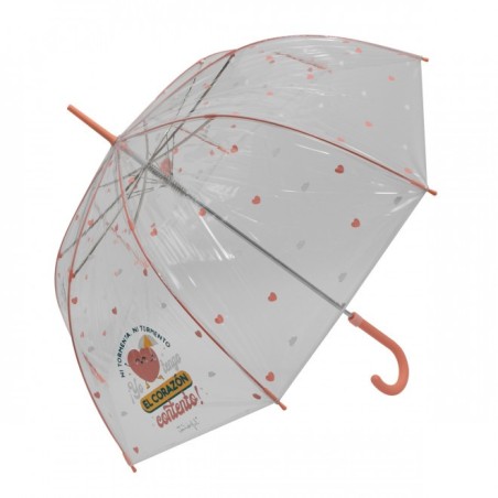 PARAGUAS GRANDE TRANSPARENTE - NI TORMENTA
