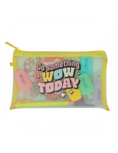 PENCIL CASE WITH EXTRAS - DO SOMETHING WOW TODAY