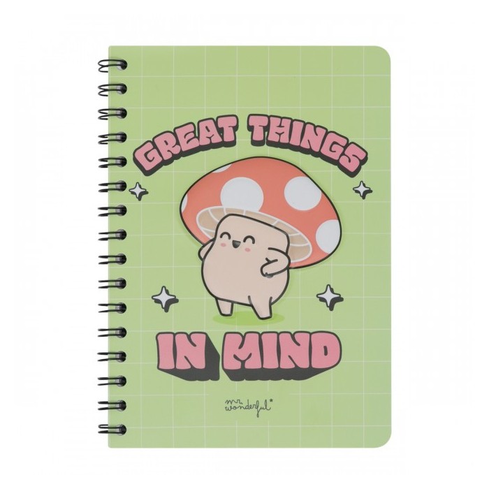 LIBRETA A5 3D SETA - GREAT THINGS IN MIND