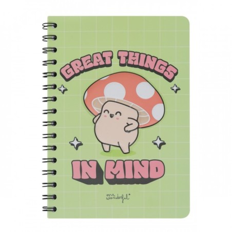 LIBRETA A5 3D SETA - GREAT THINGS IN MIND