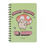 LIBRETA A5 3D SETA - GREAT THINGS IN MIND