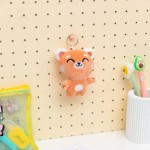 LLAVERO DE PELUCHE - PANDA ROJO