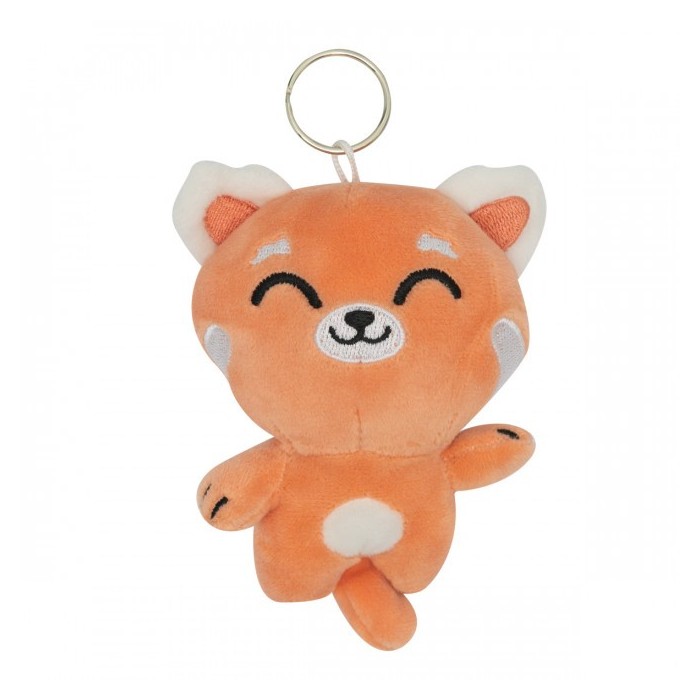 LLAVERO DE PELUCHE - PANDA ROJO
