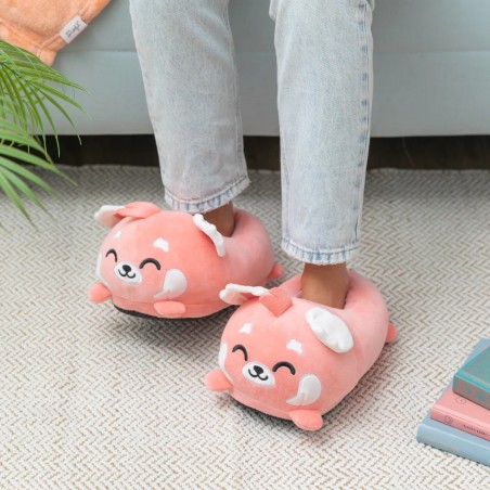 ZAPATILLAS DE CASA TALLA 33-36 - PANDA ROJO