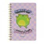 LIBRETA A5 3D RANA - ALWAYS DO YOUR BEST