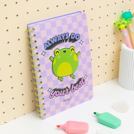 LIBRETA A5 3D RANA - ALWAYS DO YOUR BEST