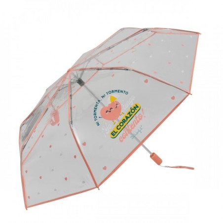 PARAGUAS MEDIANO TRANSPARENTE - NI TORMENTA