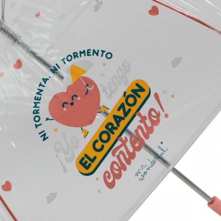 PARAGUAS GRANDE TRANSPARENTE - NI TORMENTA