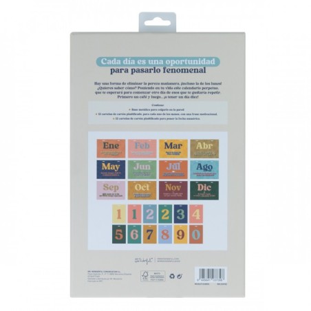 CALENDARIO DE PARED PERPETUO - ¡QUÉ GRAN AÑO VAS A