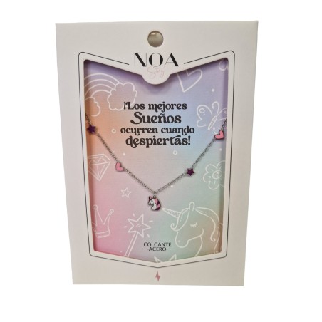COLGANTE ACERO PLATEADO - LOS MEJORES SUEÑOS