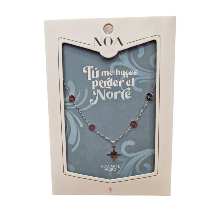 COLGANTE ACERO PLATEADO - TU ME HACES PERDER