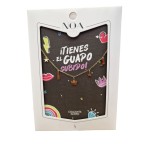 COLGANTE ACERO DORADO - TIENES EL GUAPO SUBIDO