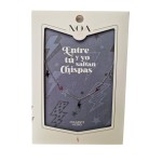 COLGANTE ACERO PLATEADO - ENTRE TU Y YO SALTAN