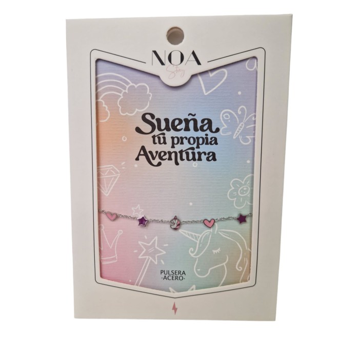 COLGANTE ACERO PLATA - SUEÑA TU PROPIA AVENTURA